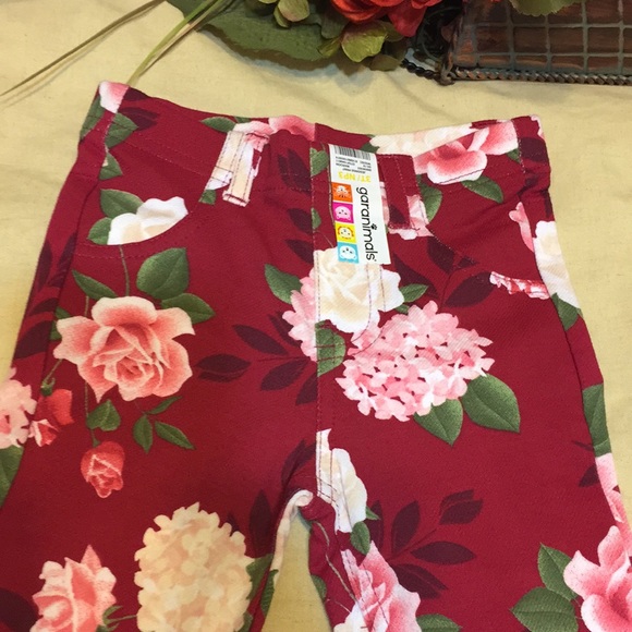 Floral Print Jeggings - Picture 4 of 8